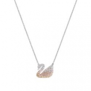 SWAROVSKI 施华洛世奇 大号天鹅项链 茶色渐变    459元包邮包税（499-40）