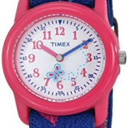 凑单品：Timex 天美时 T89001 儿童蝴蝶印花帆布表带