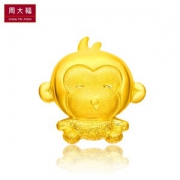周大福 十二生肖猴 足金吊坠 约1.5克