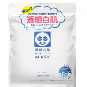 石泽研究所 透明白肌美白面膜 10片入 美白效果好