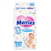 Merries 花王 婴儿纸尿裤 L码 54片