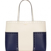 17年海报款，Tory Burch 托里·伯奇 BLOCK-T真皮托特包 4色
