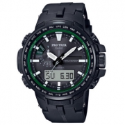 卡西欧（CASIO） PROTREK系列 PRW-S6100Y-1 太阳能电波表 碳纤维表带