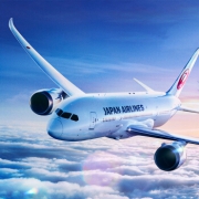 日本航空 北京-日本东京往返 （多啦A梦喷涂飞机）