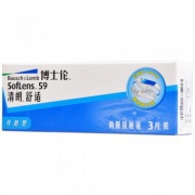 博士伦 清朗舒适月抛隐形眼镜3片装