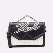 Karl Lagerfeld全线女包5折起+额外8折，17年新款  女士HOLIDAY真皮单肩包 4折£100