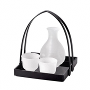HIROTA GLASS 廣田硝子 2554-TKG 手工玻璃酒杯酒瓶提篮套裝