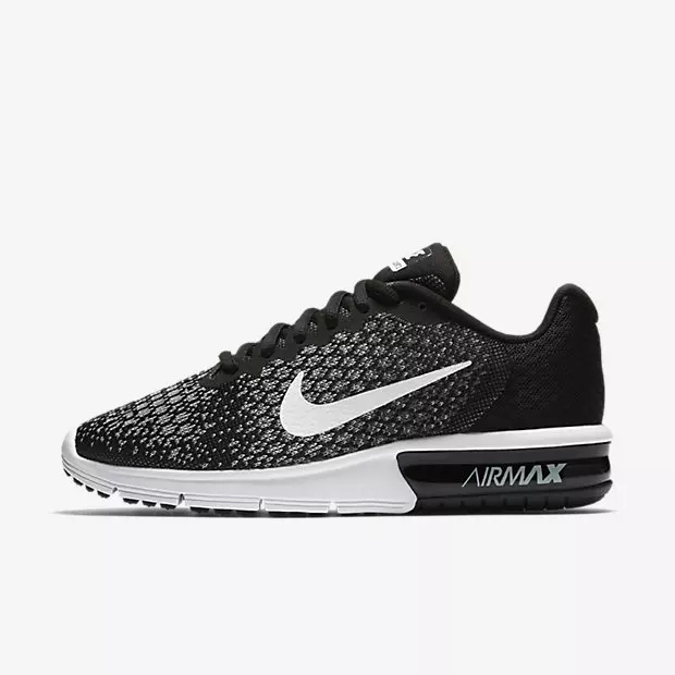 耐克（NIKE）  AIR MAX 男子跑步鞋 黑白配色 气垫减震 包邮包税
