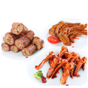 限地区：煌上煌 鸭脖鸭掌鸭锁骨组合890g（鸭脖260g+鸭锁骨200g*2+鸭掌230g）