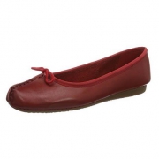 其乐（Clarks）  Freckle Ice 女款真皮平底鞋
