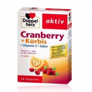 Doppelherz 双心 南瓜籽蔓越莓胶囊 30粒