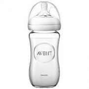 AVENT 新安怡 自然系列 SCF673/13 宽口玻璃奶瓶 240ml *3件