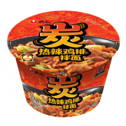 限华东：农心 方便面 炭-热辣鸡排拌面 碗装 98g