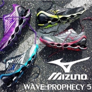 限36.5/37码，Mizuno 美津浓 预言5 女款旗舰款避震跑鞋
