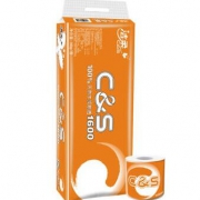 C&S 洁柔 卫生纸橙色系列3层160g卷纸*10卷