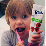 Tom's of Maine 儿童天然无氟牙膏 草莓味 119g*3支