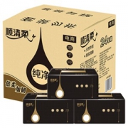 【京东超市】顺清柔抽纸 纯净版3层120抽面巾纸*24包纸巾（小规格） *7件
