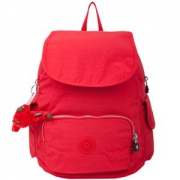 凯浦林（Kipling）翻盖拉链双肩女包红色K1563535J