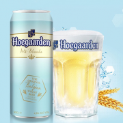 福佳盾（Hoegaarden） 白啤酒 500ml*24听装 迷人香草味Mix淡淡烟熏味  可每300-60