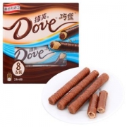 Dove  德芙  巧丝轻柔夹心威化 巧克力（8支装）90g *2件