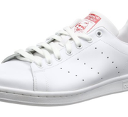 Adidas Originals 阿迪达斯 Stan Smith 男士复古小白鞋 红尾