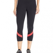 限尺码！Calvin Klein Performance Split Logo 女士运动紧身裤