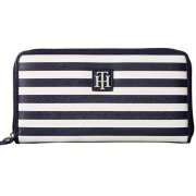 汤米·希尔费格（Tommy Hilfiger）  Th Serif 女士条纹钱包