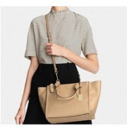 新低价！COACH 蔻驰Crossgrain Leather Crosby Carryall女款时尚手提斜挎包