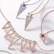 SWAROVSKI 施华洛世奇 年中大促，Funk系列V型镶水晶项链 $49.5 国内￥750