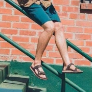 Teva Universal Slide男士真皮凉鞋 $32.99