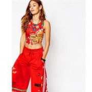 Adidas Originals联名款女士 Pharrell Williams 艺术家裁剪背心