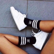 adidas Originals 阿迪达斯 Superstar all white女士贝壳头休闲鞋