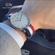 Daniel Wellington 丹尼尔惠灵顿 0203DW Classic系列 男士彩带石英腕表
