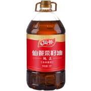 限地区：仙餐 四川非转基因纯正菜籽油 5L 食用油