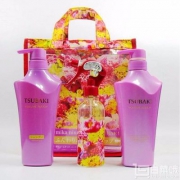 资生堂 紫椿洗发水10周年纪念版套装（500ml+500ml+护发喷雾220ml)