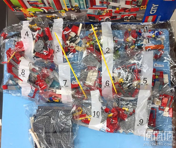 lego乐高城市消防局系列积木玩具开箱及拼装