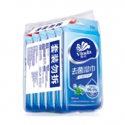 维达(Vinda) 冰爽醒肤湿巾10片*6包