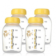 美德乐（Medela）  母乳存储瓶 150ml 4个装 *2件
