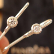 PANDORA 290677CZ 纯银耳钉  77.21元包邮包税（119，3件减150）