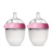 可么多么（COMOTOMO）  宽口径 硅胶奶瓶 150ml 两只装 *2件