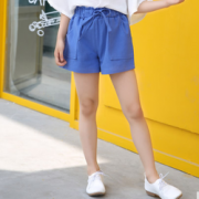 芭菲鹿 女童100%纯棉中腰休闲短裤 9.8元包邮（19.8-10券）