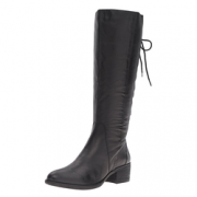 反季好价！Steve Madden Laceupp女士高筒靴 黑色