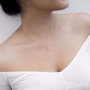 Dogeared 朵吉兒 女士纯银镀金色绿玉髓项链 Prime会员凑单免费直邮含税