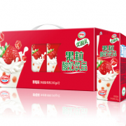 浙江福利：伊利 优酸乳果粒酸奶饮品草莓味 245g*12盒
