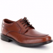 限Prime会员，Rockport 乐步 Essential Details II 男士真皮防水皮鞋V81485 两色
