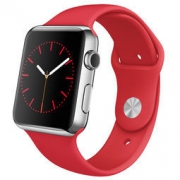 Apple Watch 智能手表 MLLE2CH/A（42毫米不锈钢表壳搭配 RED 运动型表带 )