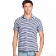 Ralph Lauren 男士Classic  FIT条纹POLO衫  $29.99（$49.99 额外6折）