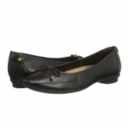 其乐（Clarks）   Candra Light女士真皮蝴蝶结方头平底鞋