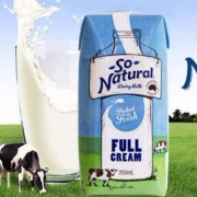 澳洲进口 So Natural 全脂纯牛奶200ML*24盒*2箱+凑单品