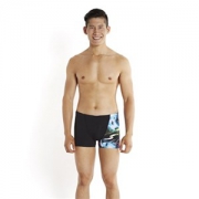 Speedo 速比涛 Allover Digital 男式竞赛型平角泳裤